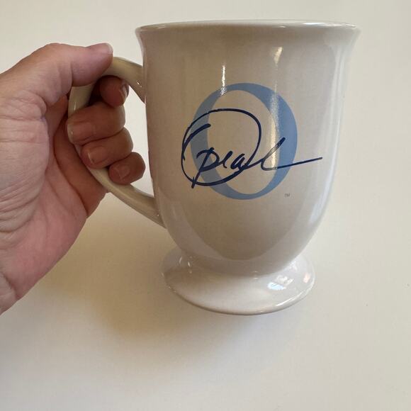 Oprah Winfrey Show Chicago Footed Ceramic Coffee Mug Cup NIB NEW Favorite Things - Picture 3 of 5